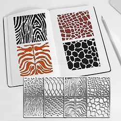 Fingerinspire 4Pcs 4 Style 304 Stainless Steel Cutting Dies Stencils, for DIY Scrapbooking/Photo Album, Decorative Embossing DIY Paper Card, Mixed Patterns, 17.7x10.1cm, 1pc/style(DIY-FG0002-15)