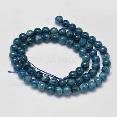 Round Natural Apatite Beads Strands(G-K068-04-6mm)-2