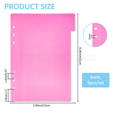 PP Binders Index Divider Sheets(AJEW-WH0651-42)-2