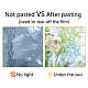 16 Sheets Waterproof PVC Colored Laser Stained Window Film Static Stickers(DIY-WH0314-081)-8