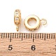 Brass Micro Pave Cubic Zirconia Tube Bails(CU-F942-20G)-3