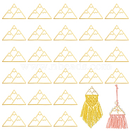 30PCS Alloy Pendant, Golden, Mountain, 51x76x2mm(FIND-OC0003-19B)