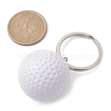 ABS Plastic Sports Ball Theme Pendants Keychains(KEYC-JKC00659-03)-3