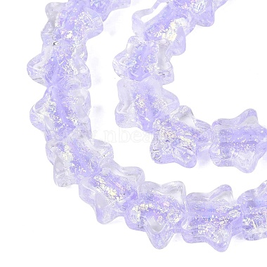 Handmade Foil Glass Beads Strands(FOIL-Q002-07B)-3