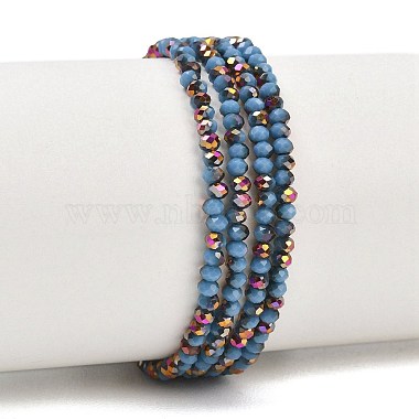 Electroplate Glass Beads Stradns(EGLA-H114-02A-07)-1