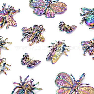 12 шт. 6 стиля подвески из сплава с тематикой насекомых(FIND-LS0001-02)-4