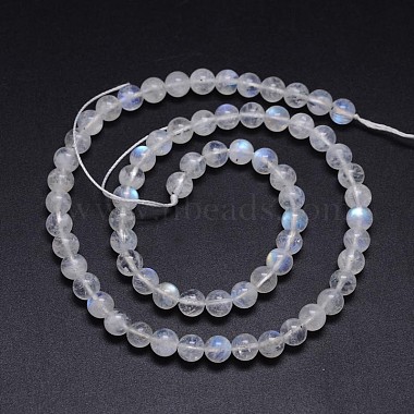 Natural Rainbow Moonstone Round Bead Strands(G-M263-C-02)-2