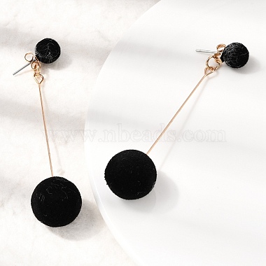アイアンダングルスタッドピアス(EJEW-D355-03G-01)-3