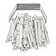 100Pcs Iron 2 Hole Document Paper Fasteners(DIY-FH0010-72)-3