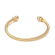 Classic Rack Plating Brass Cuff Bangles(X-BJEW-E071-10G)-1