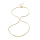 Brass Wheat Chain Necklace(X-NJEW-R260-03G)-1