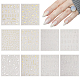10 Sheets 10 Style Gold Stamping Wave French French Tips Nail Stickers(MRMJ-HY0002-33)-1