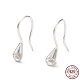 Sterling Silver Teardrop Earring Hooks(STER-H109-01)-1