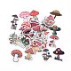 50Pcs Cartoon Mushroom Paper Sticker Label Set(DIY-G066-09)-1