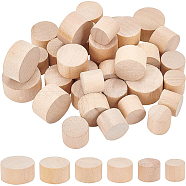 BENECREAT 36Pcs 6 Style Bamboo Bottle Stoppers, Column, BurlyWood, 20~35x17~18mm(FIND-BC0002-85)