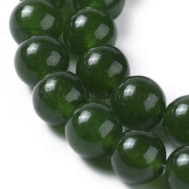 Natürliche weiße Jade perlen Stränge(G-G796-04C-01)-3