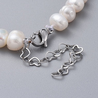 Natural Freshwater Pearl Necklaces(NJEW-JN02513)-3