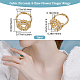 3Pcs Adjustable Brass Micro Pave Clear Cubic Zirconia Finger Ring Components(ZIRC-BBC0001-94)-2