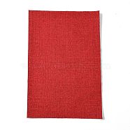 Polyester Imitation Linen Fabric, Sofa Cover, Garment Accessories, Rectangle, Dark Red, 29~30x19~20x0.09cm(DIY-WH0199-16M)