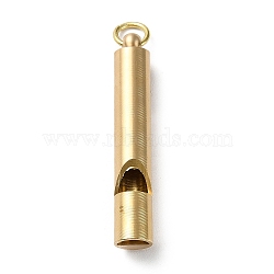 Brass Emergency Whistles, Bottle Opener for School Gym Outdoor Camping Fishing Hiking Hunting Survival, Raw(Unplated), 58x9.5mm(KK-Q791-01C)