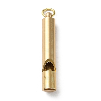 Brass Emergency Whistles, Bottle Opener for School Gym Outdoor Camping Fishing Hiking Hunting Survival, Raw(Unplated), 58x9.5mm