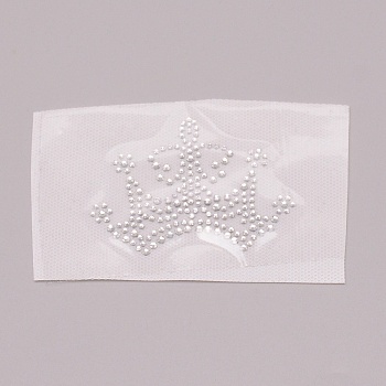 Crown Glitter Hotfix Rhinestone, Iron on Patches, Dress Shoes Garment Decoration, Crystal, 55x75x1.5mm