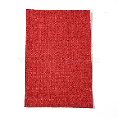 Dark Red Linen Other Fabric