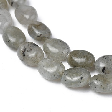 Natural Gray Labradorite Beads Strands(G-Z006-A12)-2