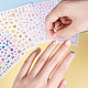 Olycraft Different Pattern Self Adhesive Nail Art Stickers(AJEW-OC0001-37)-6