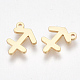 Ion Plating(IP) 304 Stainless Steel Charms(STAS-S107-06C)-1