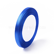 Satin Ribbon for Hairbow DIY Party Decoration, Royal Blue, 25yards/roll(22.86m/roll)(X-RC6mmY040)