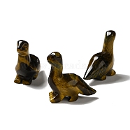 Natural Tiger Eye Display Home Display Decoration, 3D Dinosaur, 48x21x46mm(G-E581-01B)