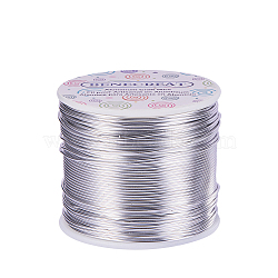 Round Aluminum Wire, Gainsboro, 17 Gauge, 1.2mm, about 380.57 Feet(116m)/roll(AW-BC0001-1.2mm-02)