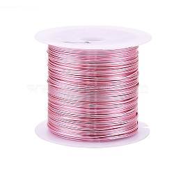 Copper Craft Wire Copper Beading Wire, Long-Lasting Plated, Pink, 20 Gauge, 0.8mm, about 26.24 Feet(8m)/roll(CWIR-F001-P-0.8mm)