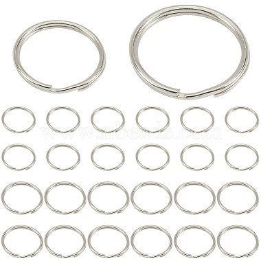 120Pcs 2 Styles Iron Split Key Rings(FIND-SC0013-32P)-1