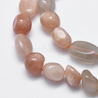 Natural Multi-Moonstone Beads Strands(X-G-F547-06-B)-3