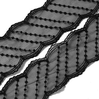 Polyester Wavy Edge Lace Trim(OCOR-WH0060-84A)-1