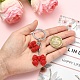 Resin Bowknot Pendant Keychains(KEYC-YW00276)-5