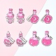 8Pcs 4 Styles Acrylic Pendants(MACR-FS0001-76)-7