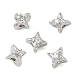 Brass Micro Pave Clear Cubic Zirconia Beads(CU-CBAC675-01P)-1
