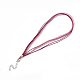 Waxed Cord and Organza Ribbon Necklace Making(NCOR-T002-163)-2