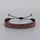 Bracelets réglables de perles tressées avec cordon en nylon(BJEW-Z013-39)-1