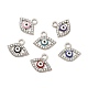 Alliage strass émail pendentifs(ENAM-M053-04P)-1