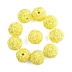 10pcs perles acryliques opaques(OACR-YW0003-35G)-1