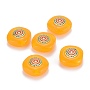 Orange Rhombus Resin Beads(PALLOY-I207-01G)