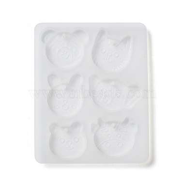 Rabbit/Dragon/Cat Pendant DIY Silicone Mold(DIY-K073-09B)-2