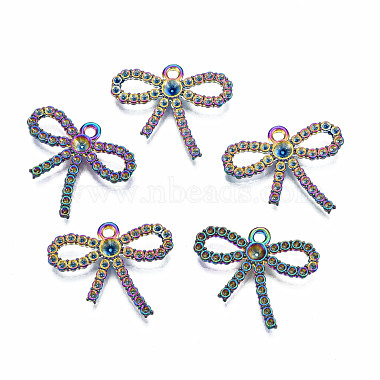 Multi-color Bowknot Alloy Pendants