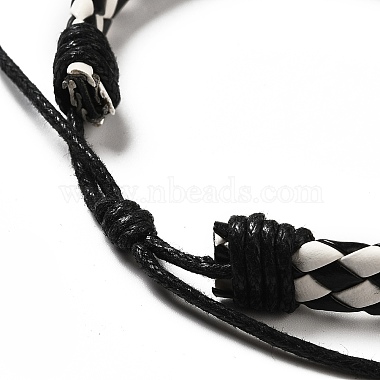 PU Imitation Leather Braided Cord Bracelets for Women(BJEW-M290-01J)-4