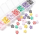 91pcs 7 couleurs perles d'argile polymère faites à la main(CLAY-YW0001-38)-5