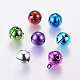 Mixed Color Round Brass Bell Pendants For Christmas(X-IFIN-Q058-M)-1